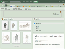 Tablet Screenshot of dst10.deviantart.com