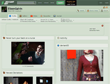 Tablet Screenshot of eileengalvin.deviantart.com