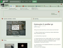 Tablet Screenshot of nejen.deviantart.com