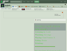 Tablet Screenshot of anubuis.deviantart.com