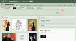 Desktop Screenshot of lucius-x-narcissa.deviantart.com