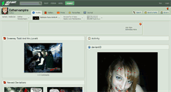 Desktop Screenshot of esthervampire.deviantart.com