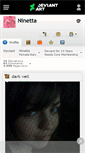 Mobile Screenshot of ninetta.deviantart.com
