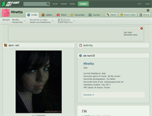 Tablet Screenshot of ninetta.deviantart.com
