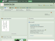 Tablet Screenshot of inuyasha-fan-club.deviantart.com