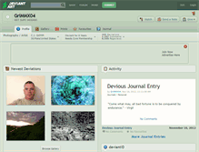 Tablet Screenshot of grimmx04.deviantart.com