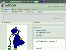 Tablet Screenshot of miroshitheyoshi.deviantart.com