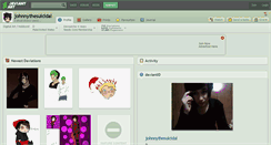 Desktop Screenshot of johnnythesuicidal.deviantart.com