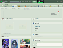 Tablet Screenshot of bwhacks.deviantart.com