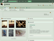 Tablet Screenshot of cevacenue.deviantart.com