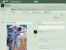 Tablet Screenshot of kyouren.deviantart.com