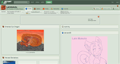 Desktop Screenshot of lainmokoto.deviantart.com