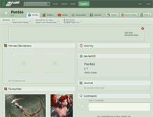 Tablet Screenshot of pier666.deviantart.com