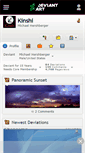 Mobile Screenshot of kinshi.deviantart.com