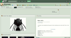 Desktop Screenshot of elhoyonegro.deviantart.com
