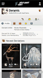Mobile Screenshot of deramis.deviantart.com