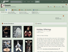 Tablet Screenshot of deramis.deviantart.com