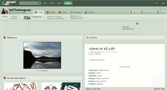 Desktop Screenshot of katthemongoose.deviantart.com