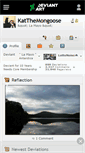 Mobile Screenshot of katthemongoose.deviantart.com