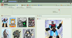 Desktop Screenshot of gazbot.deviantart.com