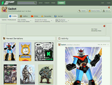 Tablet Screenshot of gazbot.deviantart.com