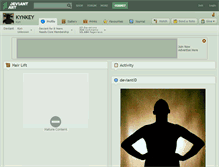 Tablet Screenshot of kynkey.deviantart.com