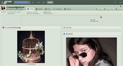 Desktop Screenshot of crimsonnightstock.deviantart.com