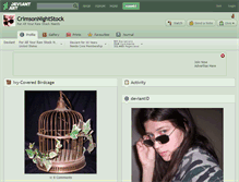 Tablet Screenshot of crimsonnightstock.deviantart.com