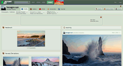 Desktop Screenshot of hexagon-sun.deviantart.com