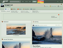 Tablet Screenshot of hexagon-sun.deviantart.com