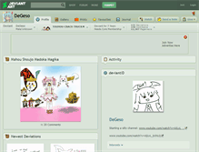 Tablet Screenshot of degeso.deviantart.com