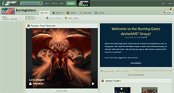 Desktop Screenshot of burninggates.deviantart.com