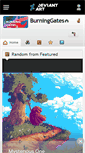 Mobile Screenshot of burninggates.deviantart.com