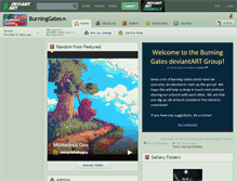 Tablet Screenshot of burninggates.deviantart.com
