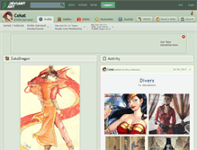 Tablet Screenshot of cekat.deviantart.com