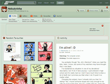 Tablet Screenshot of nekoaninha.deviantart.com