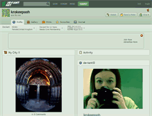Tablet Screenshot of krokeepooh.deviantart.com