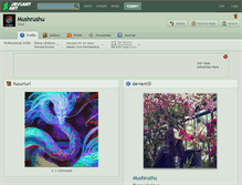 Tablet Screenshot of mushrushu.deviantart.com
