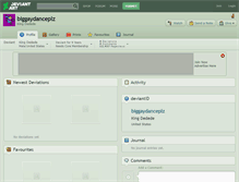 Tablet Screenshot of biggaydanceplz.deviantart.com