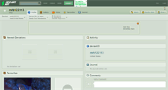 Desktop Screenshot of mrb122113.deviantart.com