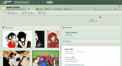 Desktop Screenshot of death-zombie.deviantart.com