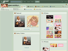 Tablet Screenshot of gyaru-society.deviantart.com