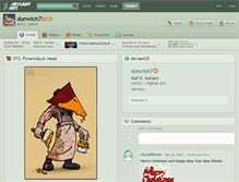 Tablet Screenshot of dunwich7.deviantart.com
