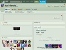 Tablet Screenshot of americaravepls.deviantart.com