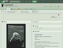 Tablet Screenshot of ivelostmyself.deviantart.com