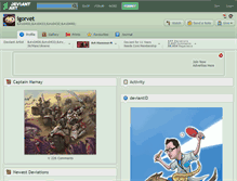 Tablet Screenshot of igorvet.deviantart.com