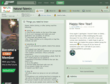 Tablet Screenshot of natural-talent.deviantart.com