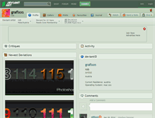 Tablet Screenshot of grafixxs.deviantart.com
