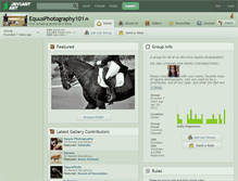 Tablet Screenshot of equusphotography101.deviantart.com