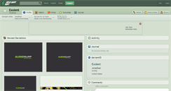 Desktop Screenshot of exolent.deviantart.com